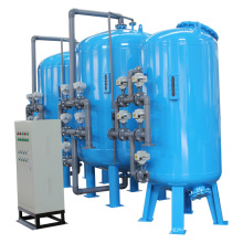 Máquina de filtragem de areia com várias unidades industriais para tratamento de água